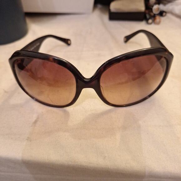 Authentic Coach women oversized sunglasses Brennan S812 Tortoise frame - Picture 1 of 7